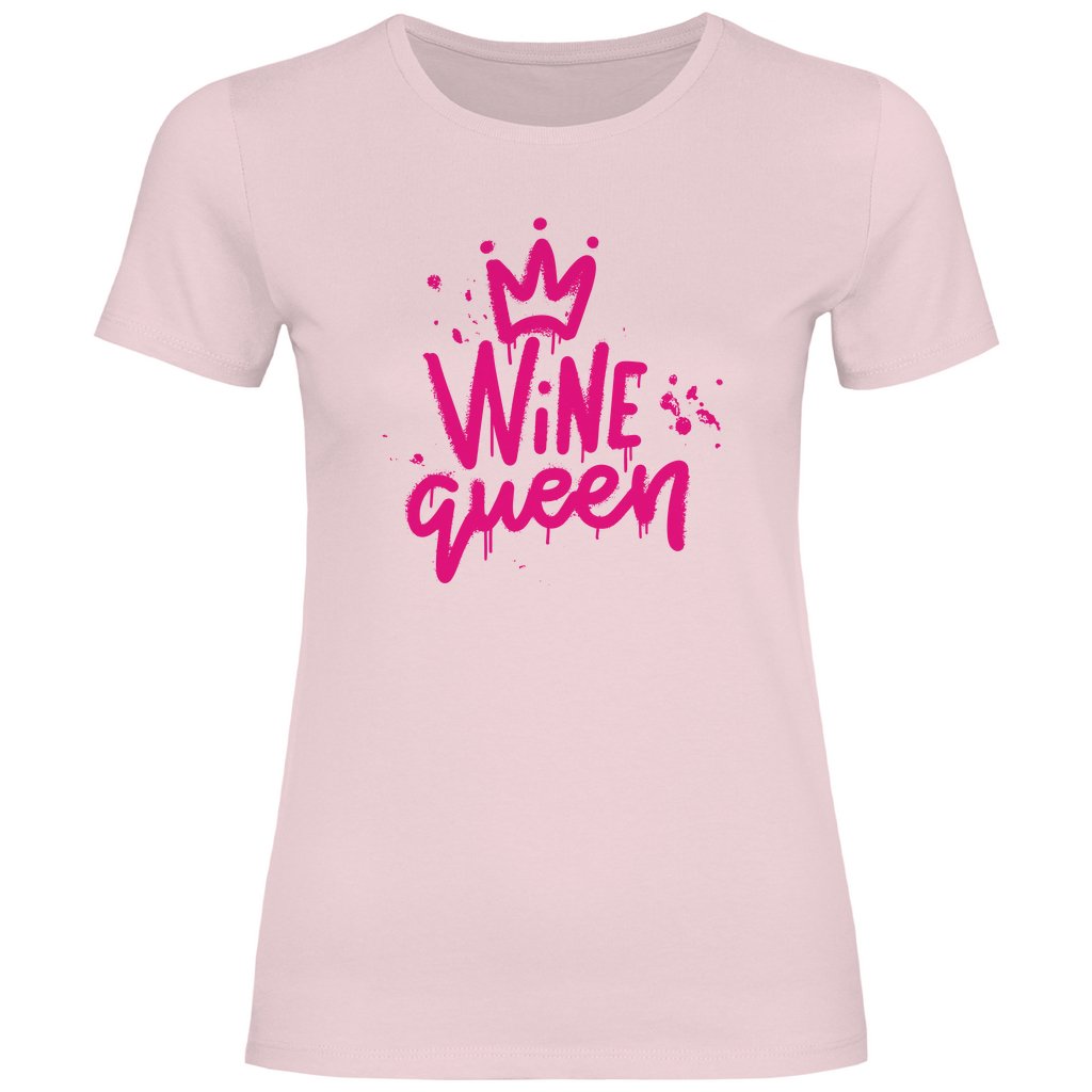 Damen T-Shirt "Wine queen" - Grafikmagie