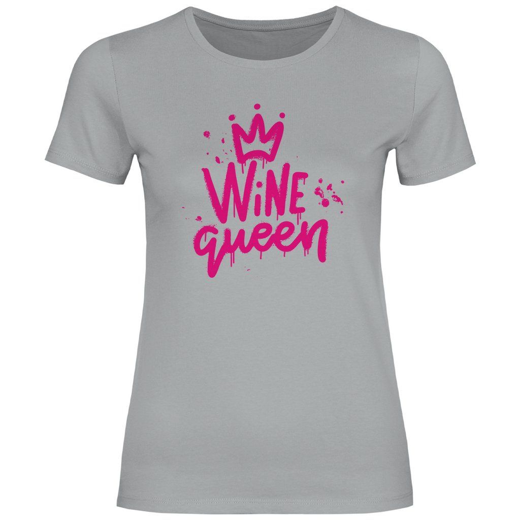Damen T-Shirt "Wine queen" - Grafikmagie