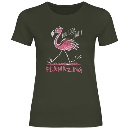 Damen T-Shirt You look totally Flamazing - Grafikmagie