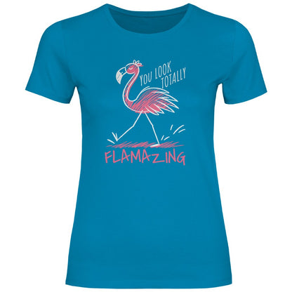 Damen T-Shirt You look totally Flamazing - Grafikmagie