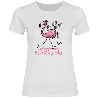 Damen T-Shirt You look totally Flamazing - Grafikmagie