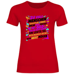 Damen T-Shirt "Zu viele Menschen..." - Grafikmagie