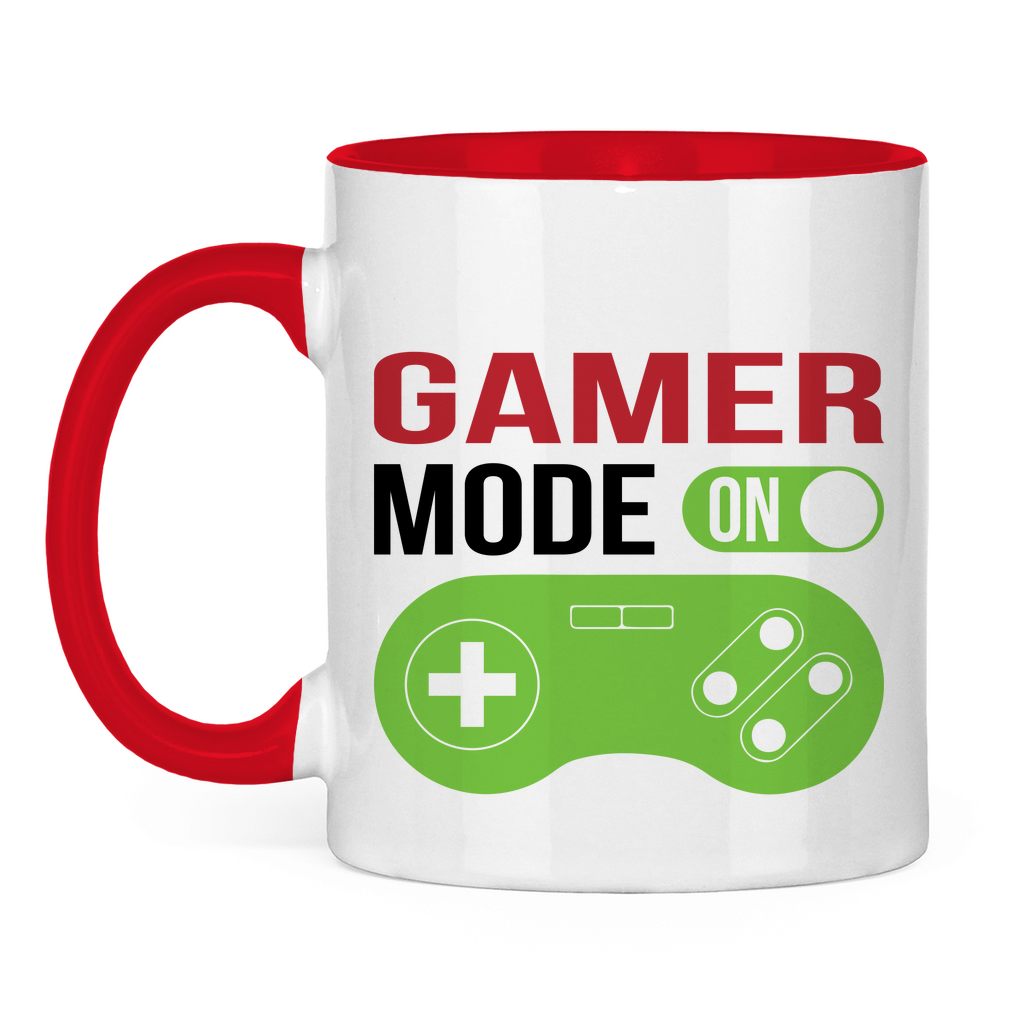 Tasse zweifarbig "Gamer" - Grafikmagie