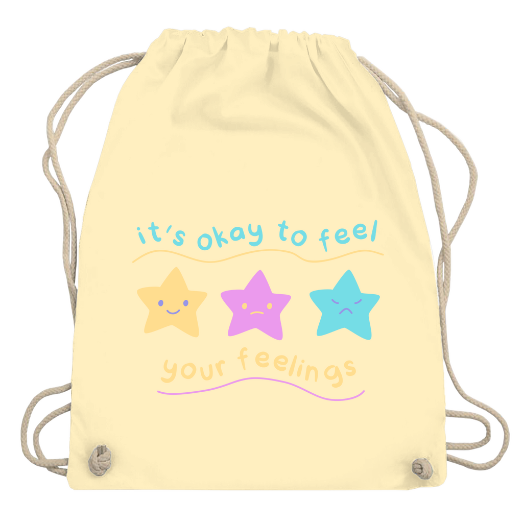 Turnbeutel "Its okay to feel"