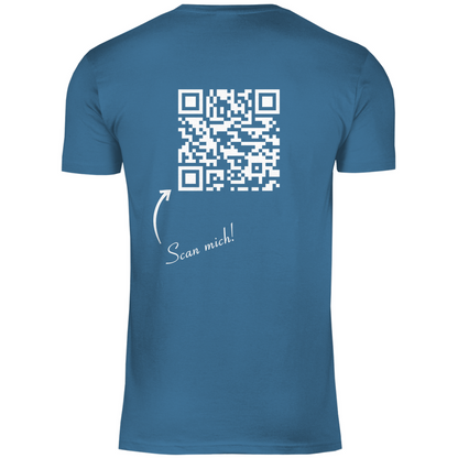 Herren T-Shirt QR Code Social-link