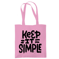 Tragetasche "Keep it Simple" - Grafikmagie