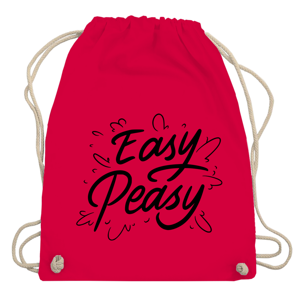 Turnbeutel "Easy peasy"