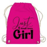 Turnbeutel "Just a small town girl"