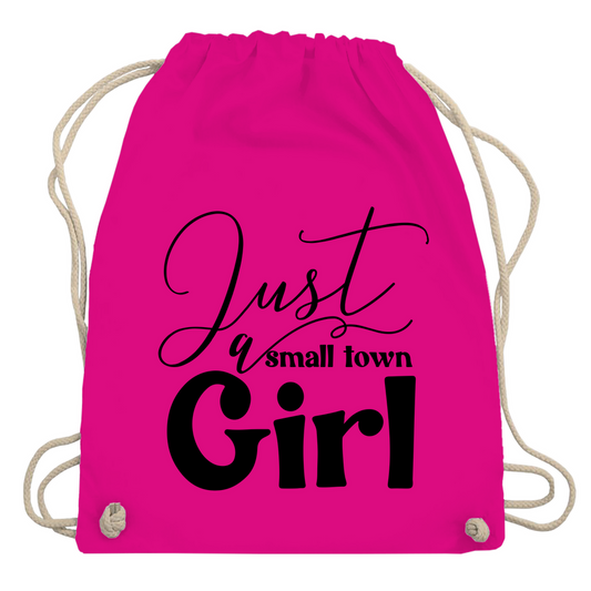 Turnbeutel "Just a small town girl"
