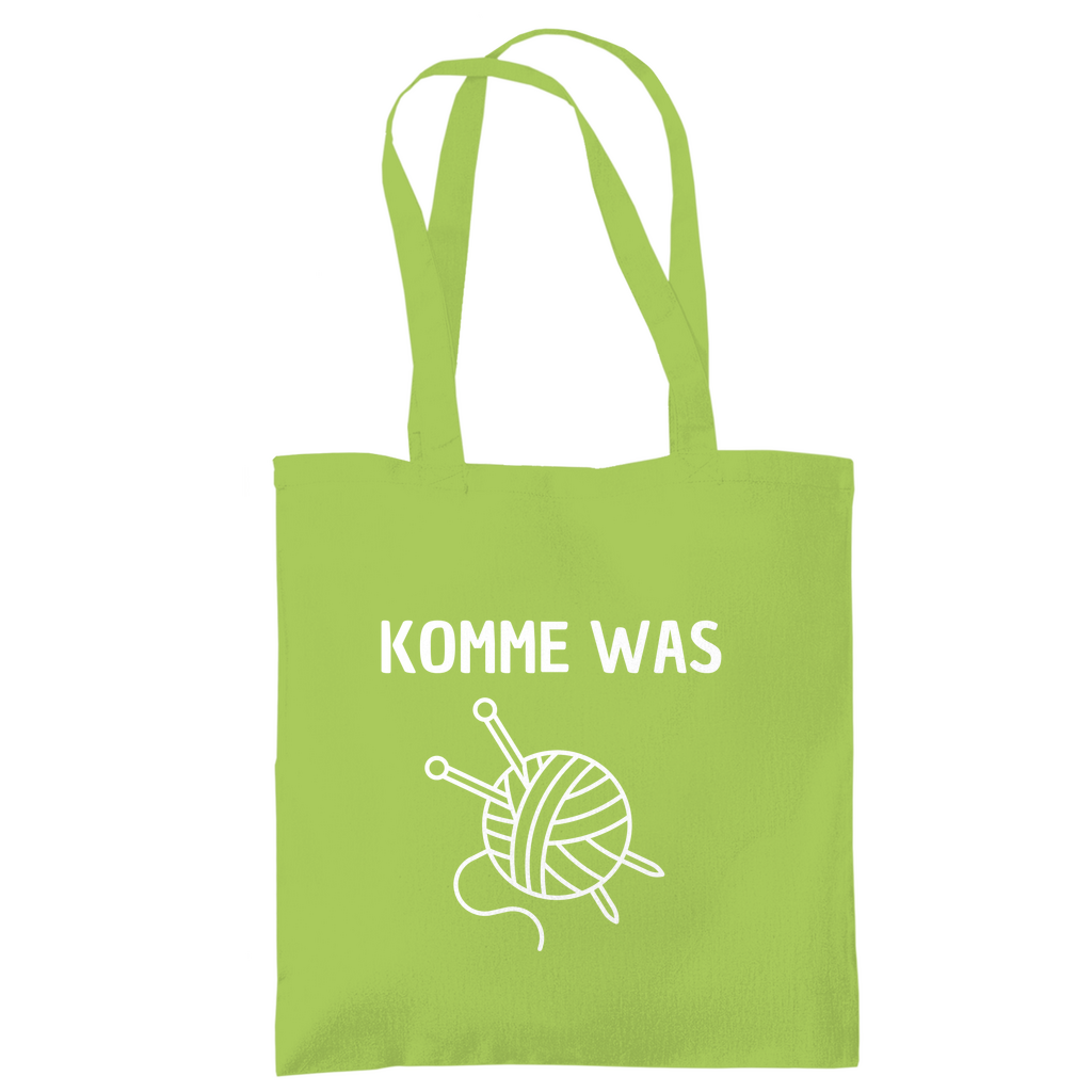Tragetasche "Komme was Wolle" - Grafikmagie