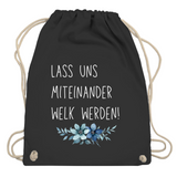 Turnbeutel "lass uns miteinander Welk werden"