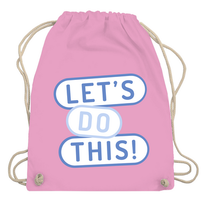 Turnbeutel "Lets do this"