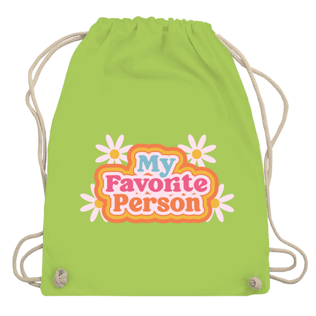 Turnbeutel "My favorite person"