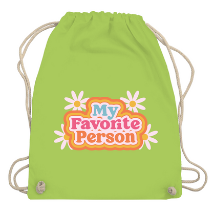 Turnbeutel "My favorite person"