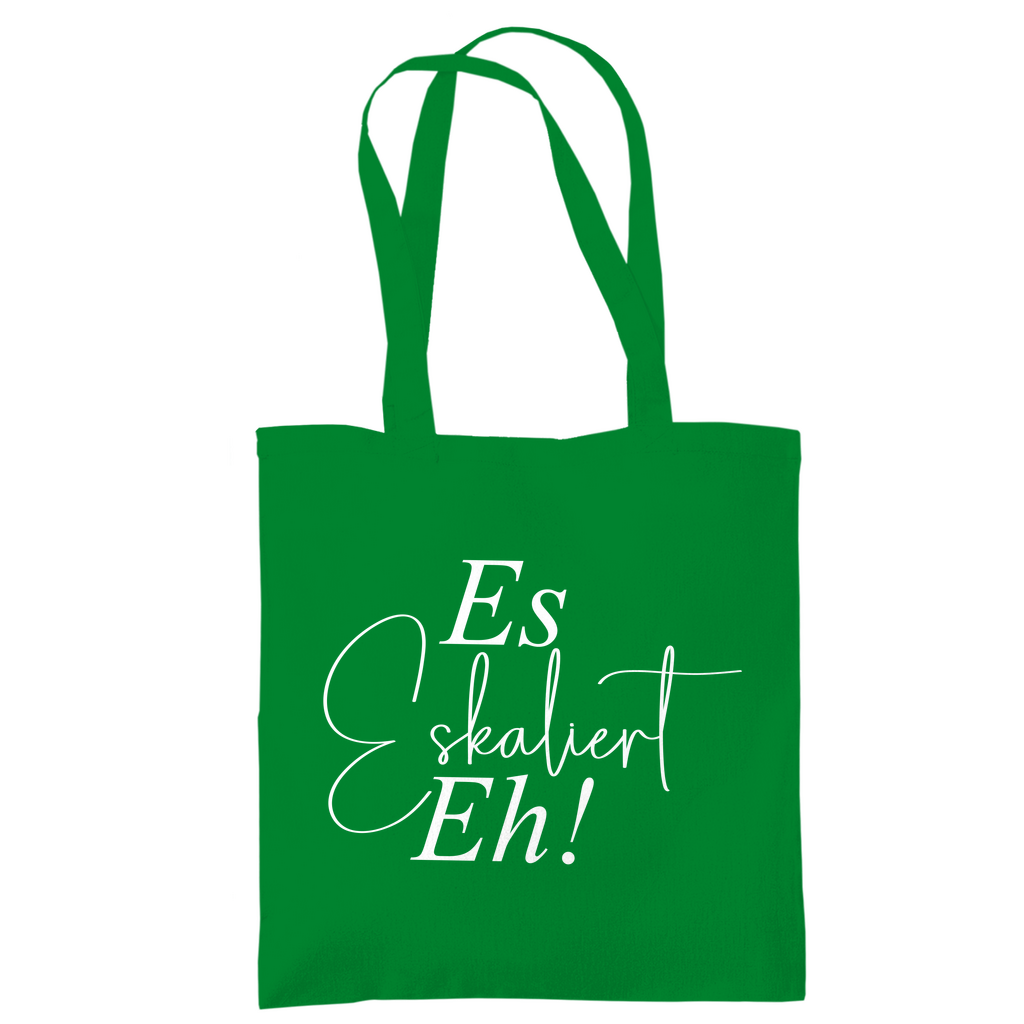 Tragetasche "Es eskaliert eh" - Grafikmagie