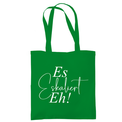 Tragetasche "Es eskaliert eh" - Grafikmagie