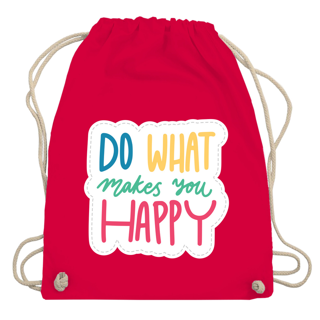 Turnbeutel "Do what makes you Happy"