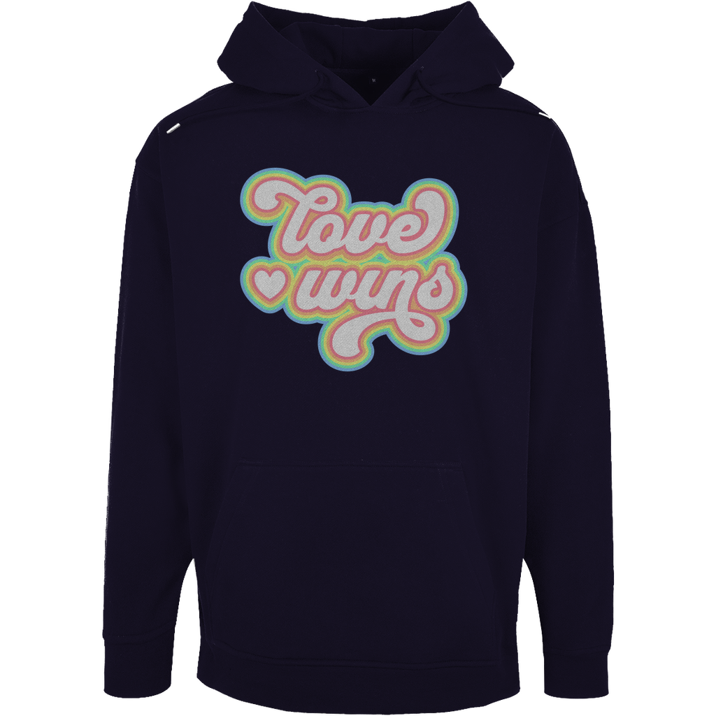 Unisex Oversize Hoodie "Love wins"