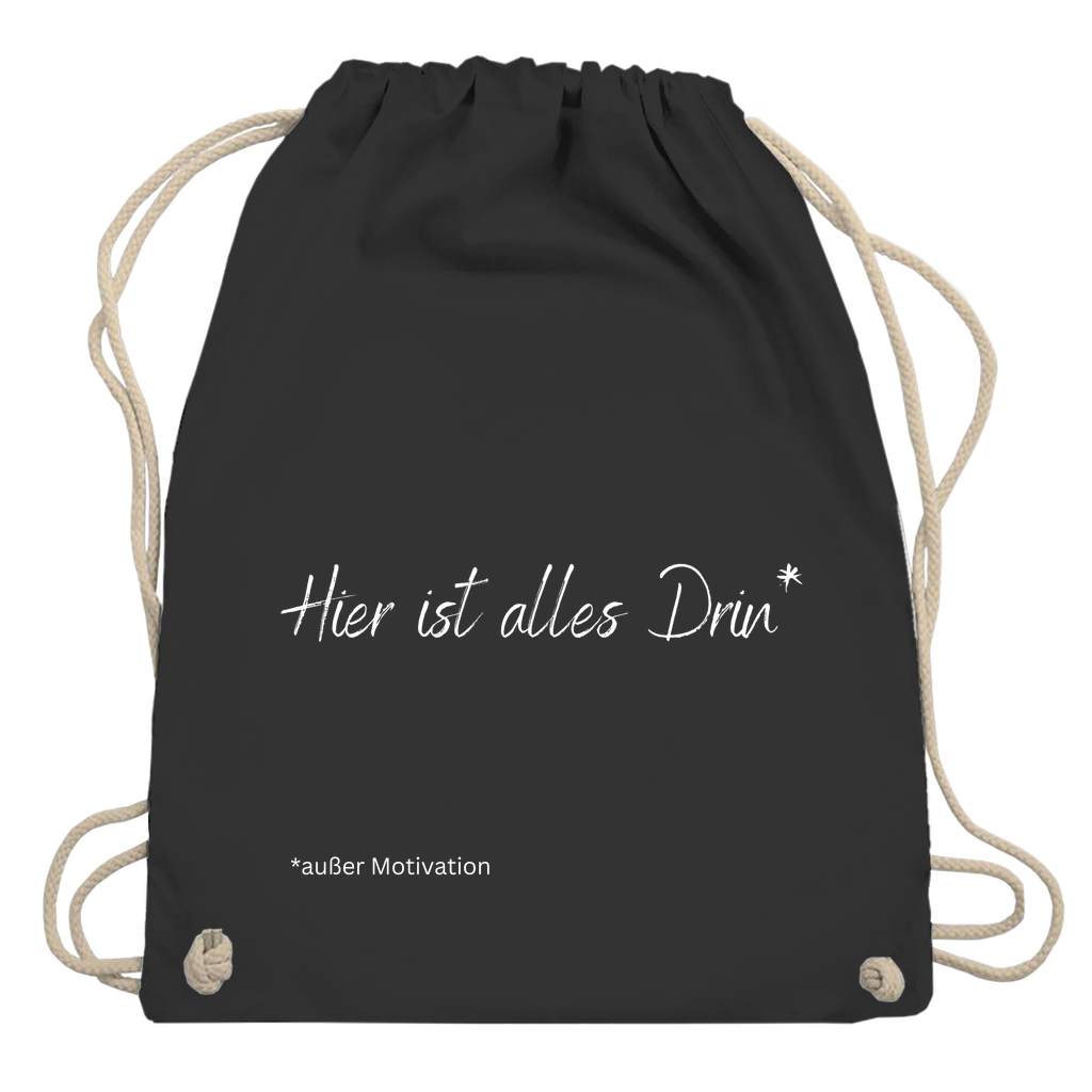 Turnbeutel "Hier ist alles drin"