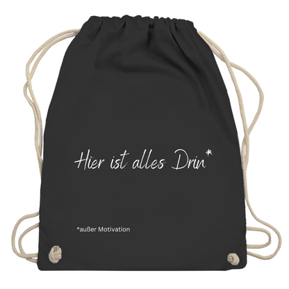 Turnbeutel "Hier ist alles drin"