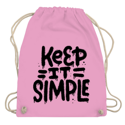 Turnbeutel "Keep it Simple"