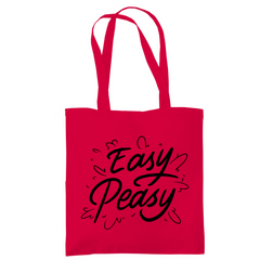 Tragetasche "Easy peasy" - Grafikmagie