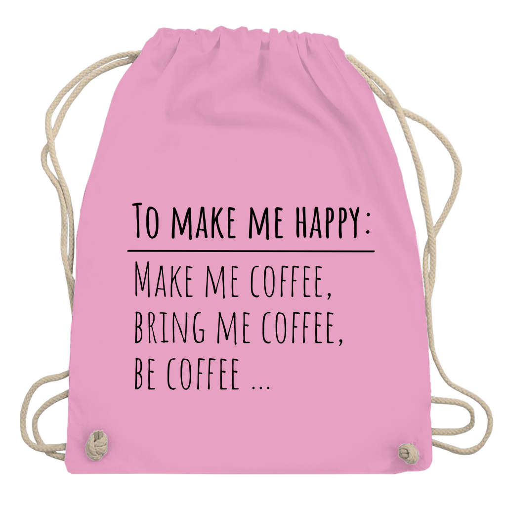 Turnbeutel "To make me happe"