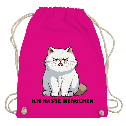 Turnbeutel "Ich hasse Menschen"