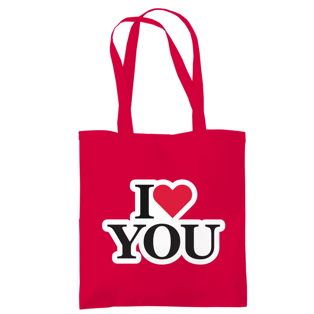 Tragetasche "I love you" - Grafikmagie
