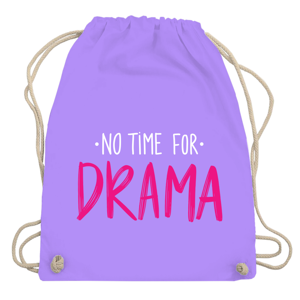 Turnbeutel "No Time for Drama"