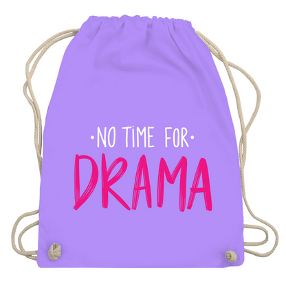 Turnbeutel "No Time for Drama"