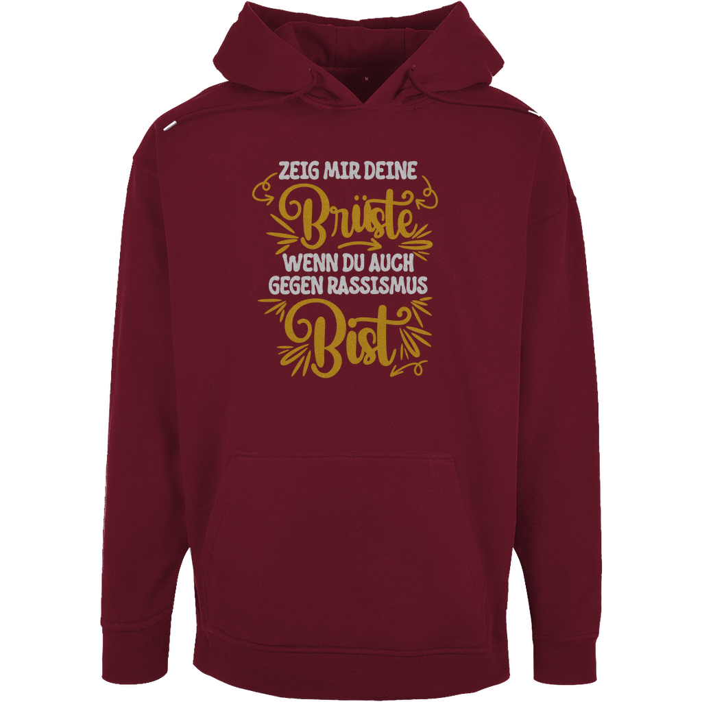 Unisex Oversize Hoodie "Zeig mir deine Brüste"