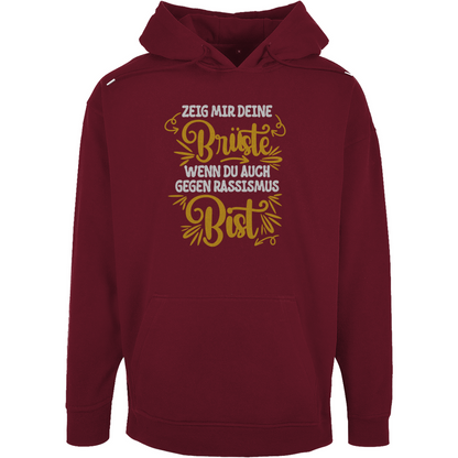 Unisex Oversize Hoodie "Zeig mir deine Brüste"