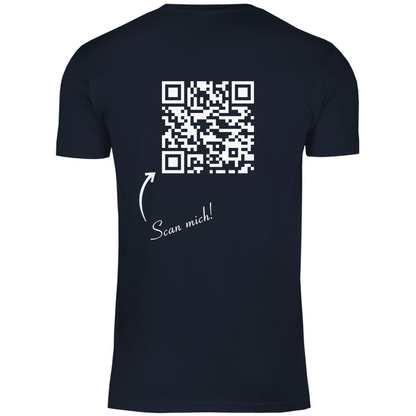 Herren T-Shirt QR Code Social-link