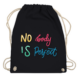 Turnbeutel "No body is perfekt"