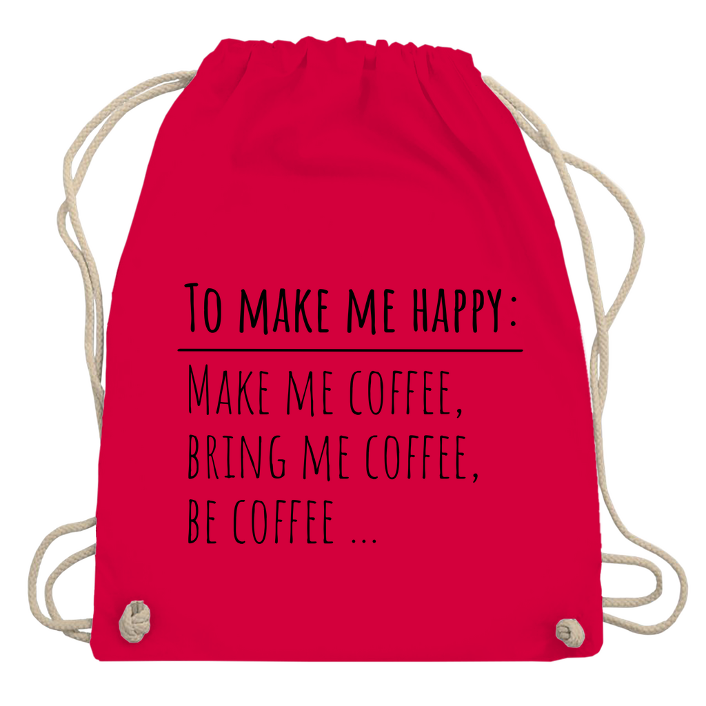 Turnbeutel "To make me happe"