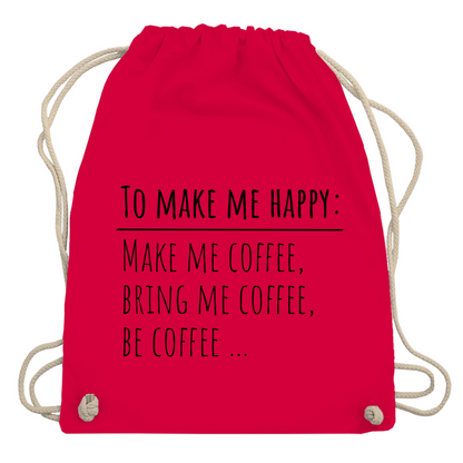 Turnbeutel "To make me happe"
