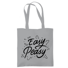 Tragetasche "Easy peasy" - Grafikmagie