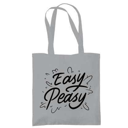 Tragetasche "Easy peasy" - Grafikmagie