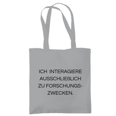 Tragetasche "Ich interagiere" - Grafikmagie