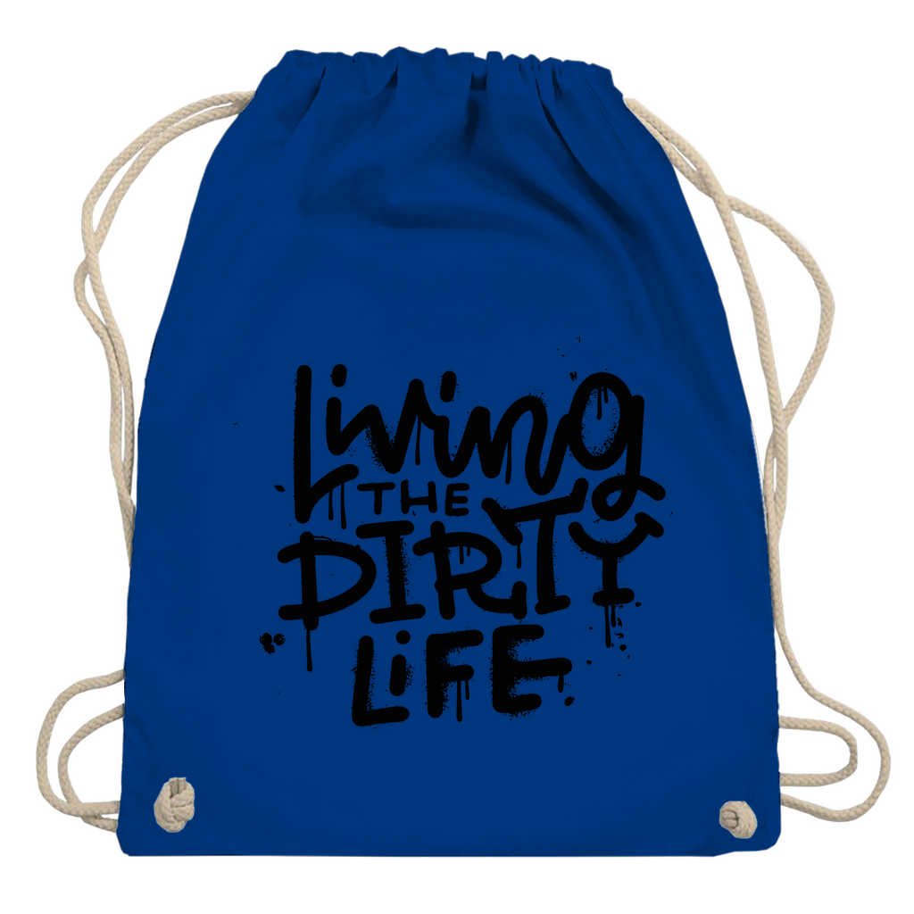 Turnbeutel "Living the dity life"