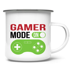 Emaille Tasse "Gamer" - Grafikmagie