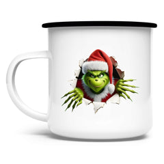 Emaille Tasse "Grinch" - Grafikmagie