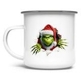 Emaille Tasse "Grinch" - Grafikmagie