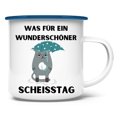 Emaille Tasse "Was für ein..." - Grafikmagie