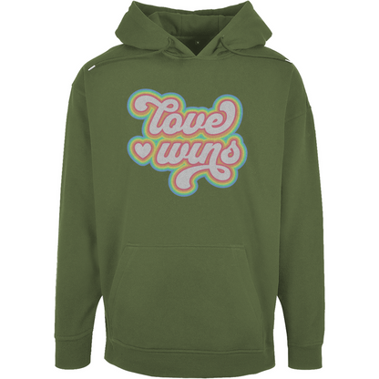 Unisex Oversize Hoodie "Love wins"