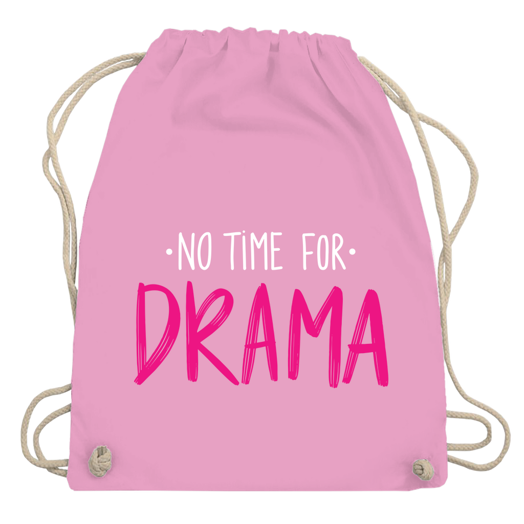 Turnbeutel "No Time for Drama"