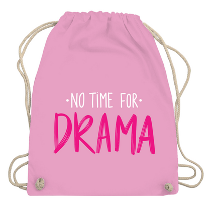 Turnbeutel "No Time for Drama"