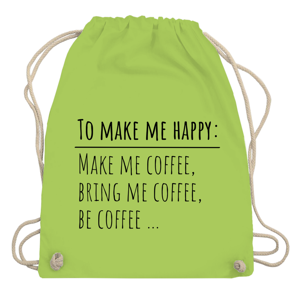 Turnbeutel "To make me happe"