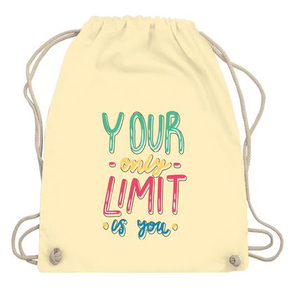 Turnbeutel "your only limit is you"